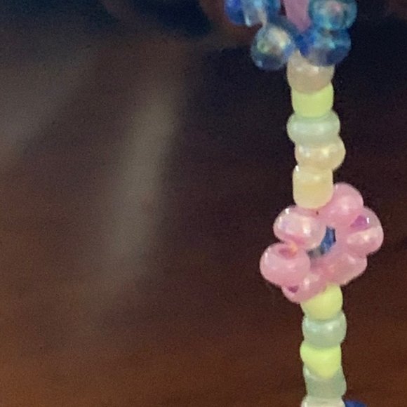 Boho Happy Daisy Bracelet -  Brown+Turquoise - Picture 4 of 4